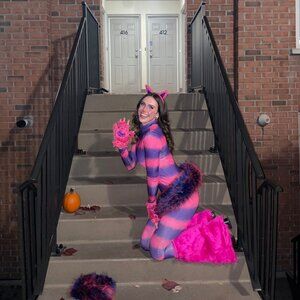 Sexy Cheshire Cat Costume, Size M